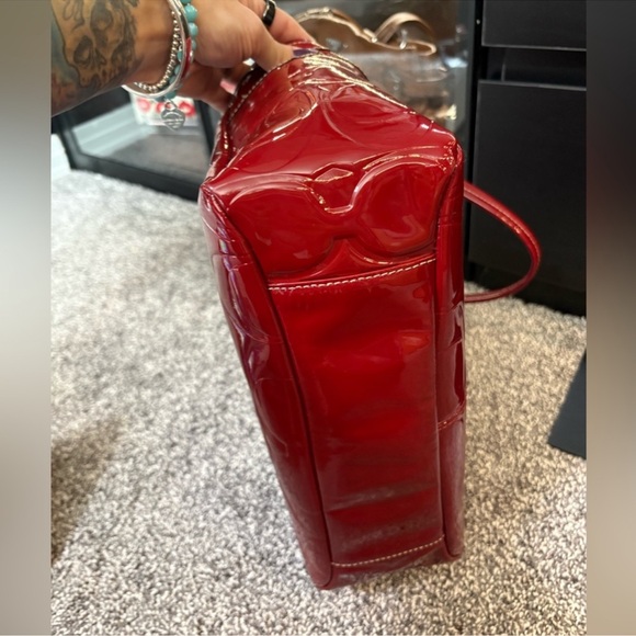 Coach Red Patent Leather Tote and Wallet Set - Picture 10 of 13